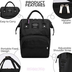 Easy to Carry Diaper Bag for Mother (Texturedblack)