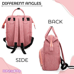 Easy to Carry Diaper Bag for Mother (Texturedpink)