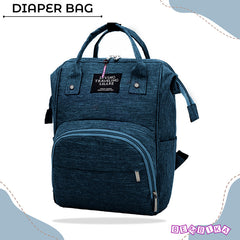 Easy to Carry Diaper Bag for Mother (Texturedblue)