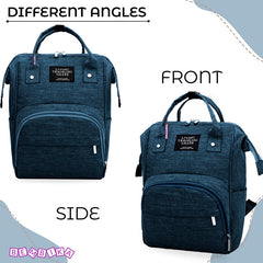 Easy to Carry Diaper Bag for Mother (Texturedblue)