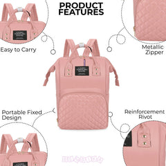 Easy to Carry Diaper Bag for Mother (Chexlightpink)