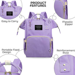Easy to Carry Diaper Bag for Mother (Plain Lavender)