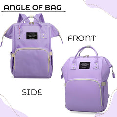 Easy to Carry Diaper Bag for Mother (Plain Lavender)