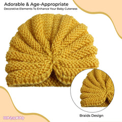 Compact and Stylish Baby Cap (Yellow)