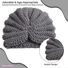 Compact and Stylish Baby Cap (Grey)