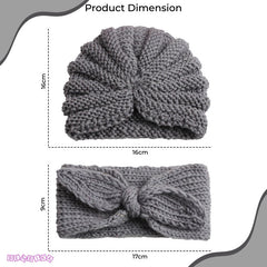 Compact and Stylish Baby Cap (Grey)