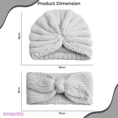 Compact and Stylish Baby Cap (White)