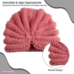 Compact and Stylish Baby Cap (Peach)