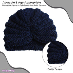 Compact and Stylish Baby Cap (Dark blue)