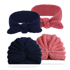 Compact and Stylish Baby Cap (Set of 2)