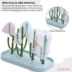 Baby Bottle Drying Rack Storage for Baby Feeding Essential (Green)