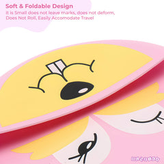 Adjustable Feeding Bib Apron for Baby Feeding (Pink)