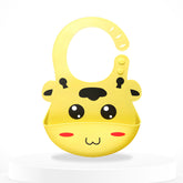 Adjustable Feeding Bib Apron for Baby Feeding (Yellow)