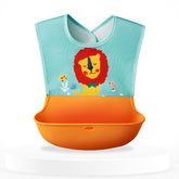 Adjustable Feeding Bib Apron for Baby Feeding (Sky)