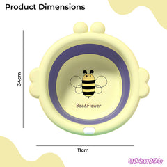 Multipurpose Baby Essential Wash Basin for Baby (Bee Yellow)