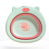 Multipurpose Baby Essential Wash Basin for Baby (Piggy Sea Green)
