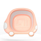 Multipurpose Baby Essential Wash Basin for Baby (Car Pink)