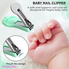 Baby Nail Cutter Grooming Kit for New Born Kids (Sky)