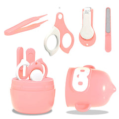 Baby Nail Cutter Grooming Kit for New Born Kids (Pink)