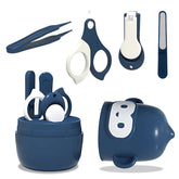 Baby Nail Cutter Grooming Kit for New Born Kids (Blue)