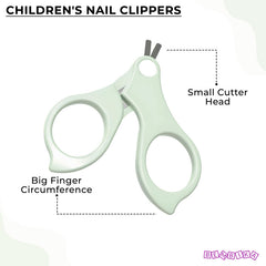 Baby Nail Cutter Grooming Kit for New Born Kids (Green)
