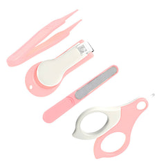 Baby Nail Cutter Grooming Kit for New Born Kids (Light Pink)