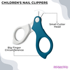 Baby Nail Cutter Grooming Kit for New Born Kids (Dark Blue)