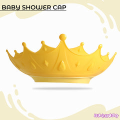 Soft Bathing Baby Shower Cap for Eye Protection and Hair Wash (Yellow)