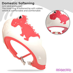 Soft Bathing Baby Shower Cap for Eye Protection and Hair Wash (red)