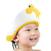 Soft Bathing Baby Shower Cap for Eye Protection and Hair Wash (Yellow)