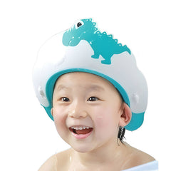 Soft Bathing Baby Shower Cap for Eye Protection and Hair Wash (Sky Blue)