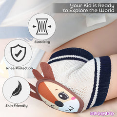 Baby Crawling Anti-Slip Knee pads (Blue)