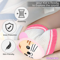 Baby Crawling Anti-Slip Knee pads (Pink)