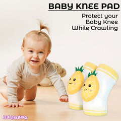 Baby Crawling Anti-Slip Knee pads (Yellow)