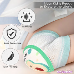 Baby Crawling Anti-Slip Knee pads (Sea Green)
