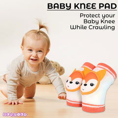 Baby Crawling Anti-Slip Knee pads (Orange)