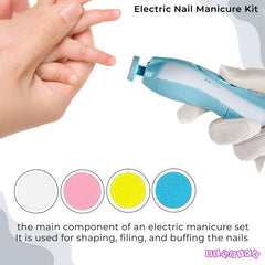 Baby Nail Cutter Grooming Kit for New Born Kids (Sky Blue)