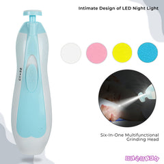 Baby Nail Cutter Grooming Kit for New Born Kids (Sky Blue)