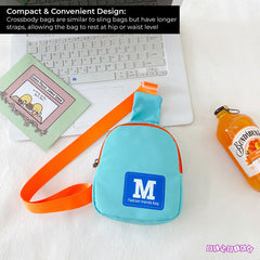 Baby Essential Adorable and Functional Baby Shoulder Bag for Kids (Sky Blue)