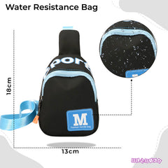 Baby Essential Adorable and Functional Baby Shoulder Bag for Kids (Black)