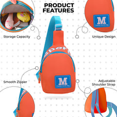 Baby Essential Adorable and Functional Baby Shoulder Bag for Kids (Red)