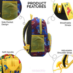 Kindergarten Cute Cartoon Kids School Bag for Boys and Girls (Magenta)