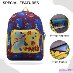 Kindergarten Cute Cartoon Kids School Bag for Boys and Girls (Magenta)