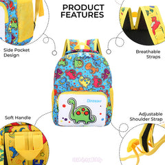 Kindergarten Cute Cartoon Kids School Bag for Boys and Girls (Blue)