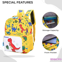 Kindergarten Cute Cartoon Kids School Bag for Boys and Girls (Yellow)