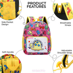 Kindergarten Cute Cartoon Kids School Bag for Boys and Girls (Pink)