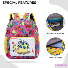 Kindergarten Cute Cartoon Kids School Bag for Boys and Girls (Pink)
