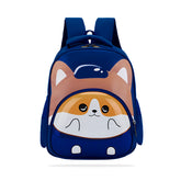 Kindergarten Cute Cartoon Kids School Bag for Boys and Girls (Blue)