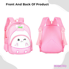 Kindergarten Cute Cartoon Kids School Bag for Boys and Girls (Rabbit Pink)