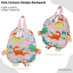 Kindergarten Cute Cartoon Kids School Bag for Boys and Girls (Pink)